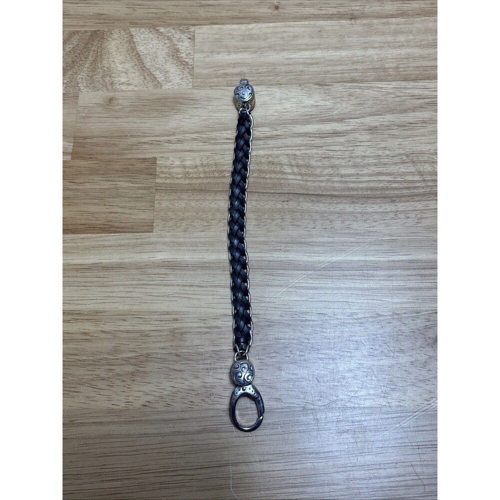 Brighton Bella Braided Black Bracelet